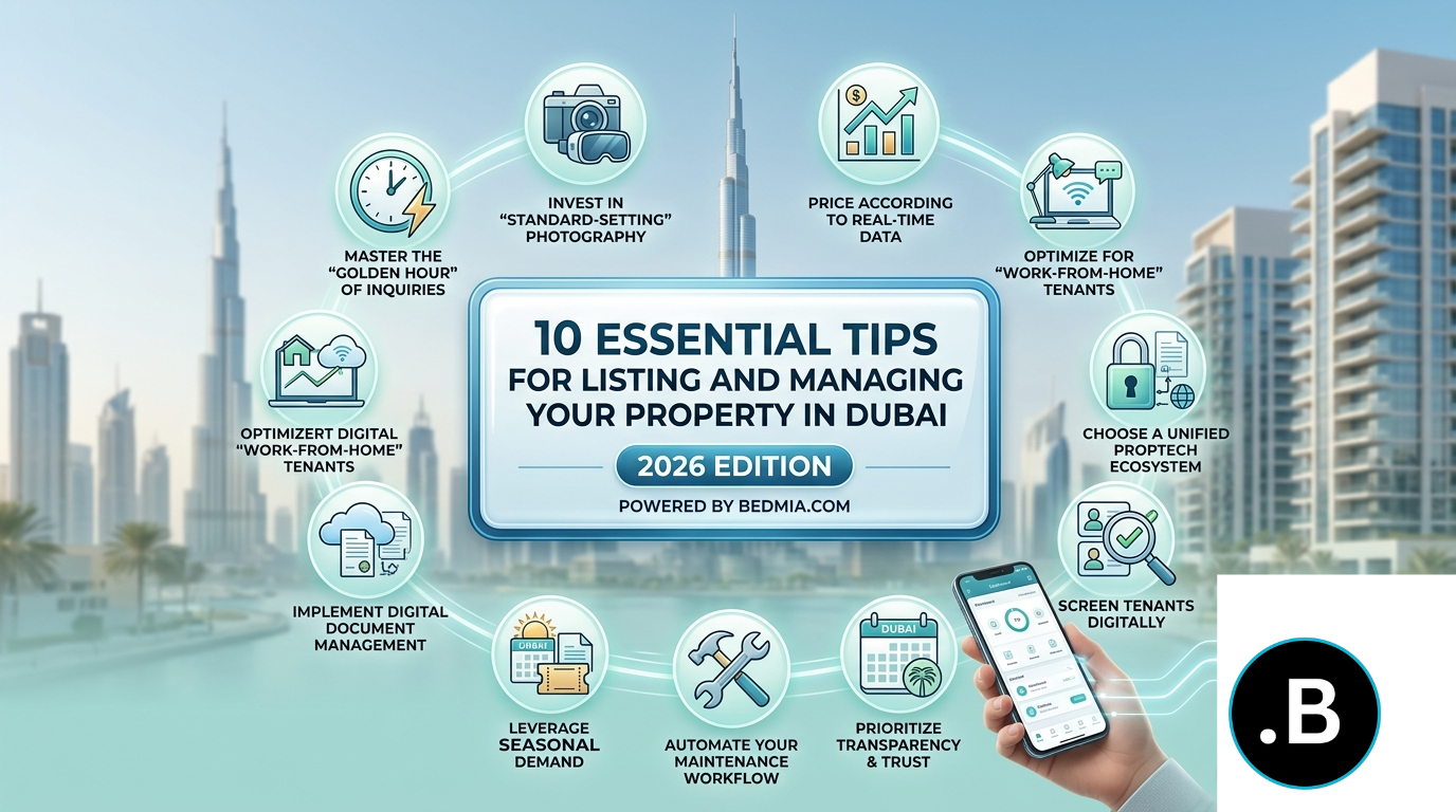 10 Essential Tips for Listing and Managing Your Property in Dubai (2026 Edition)