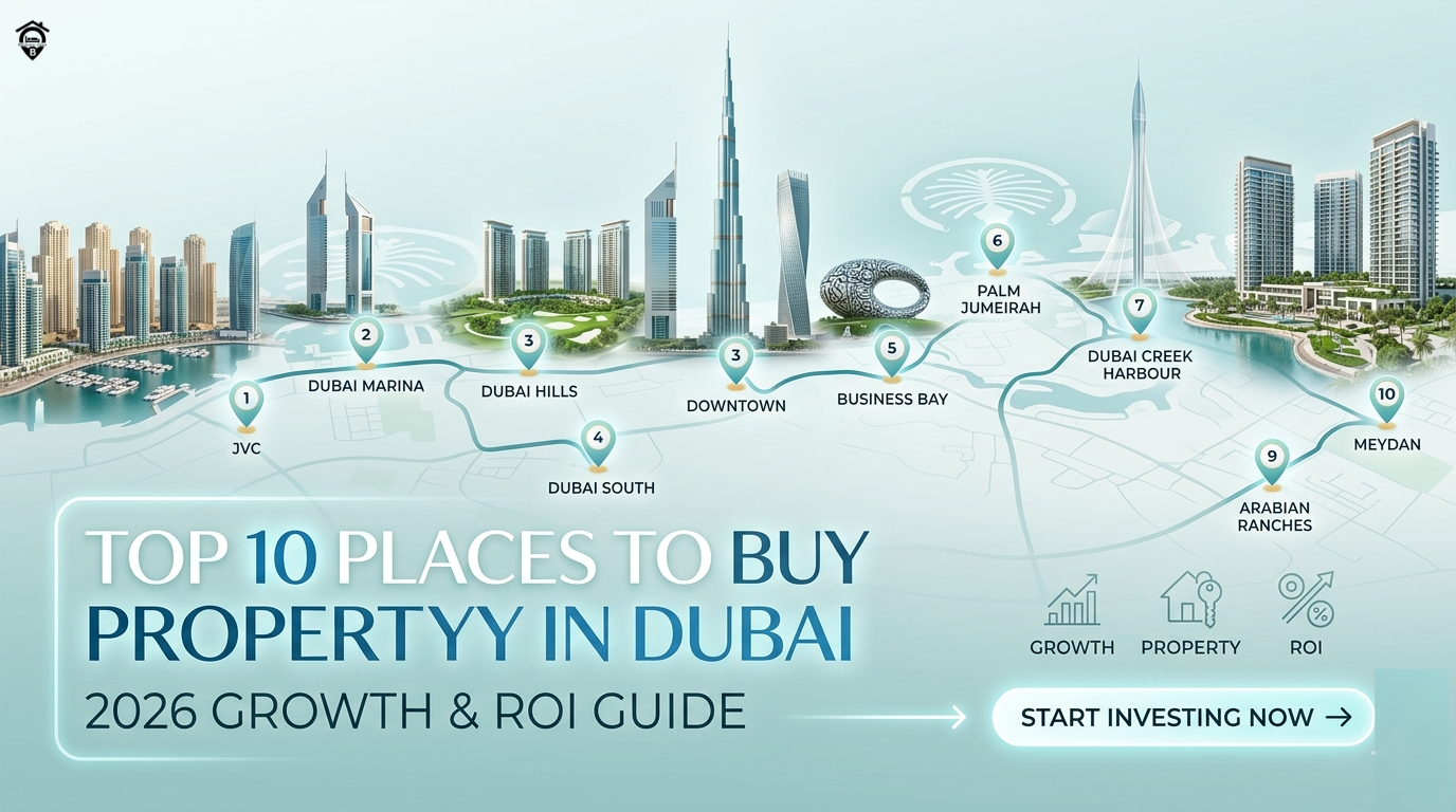 Top 10 Dubai Property Hotspots 2026 | Bedmia PropTech Insights